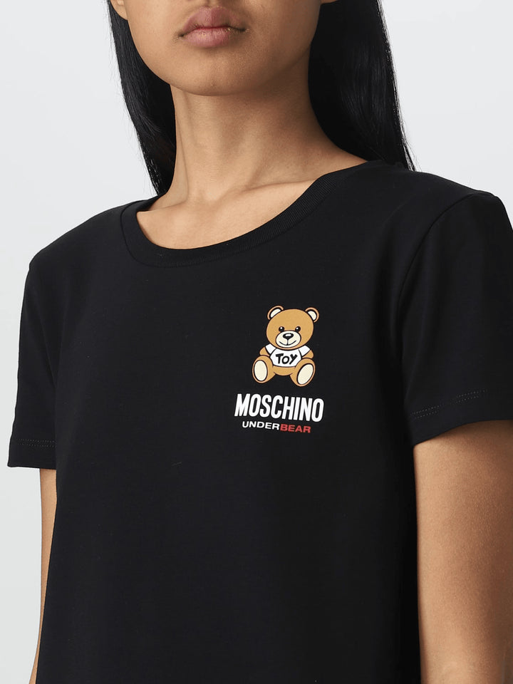 Spatarella T-shirt uomo in cotone nero Negozi Online