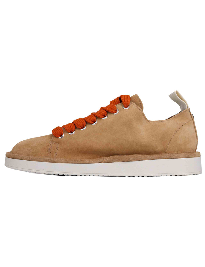 Spatarella Sneakers uomo in camoscio cuoio Novità