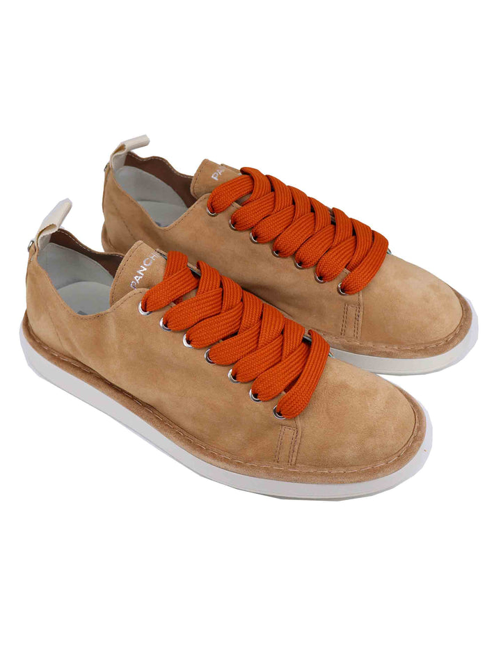 Spatarella Sneakers uomo in camoscio cuoio Novità