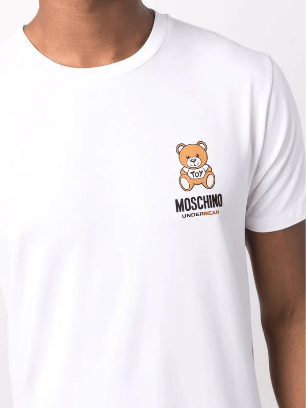 Spatarella T-shirt uomo in cotone bianco Economico