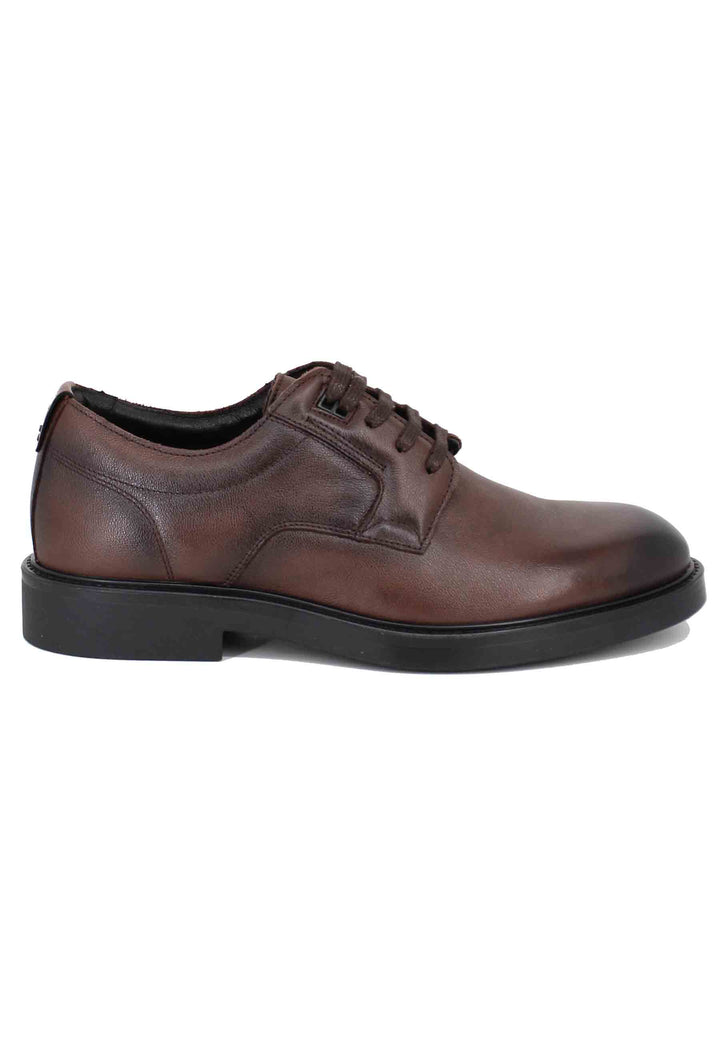 Spatarella Stringate uomo in pelle marrone Acquista Ora