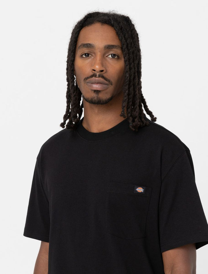 Spatarella T-shirt uomo Luray in cotone nero dk0a4yfc-blk Affare Del Giorno