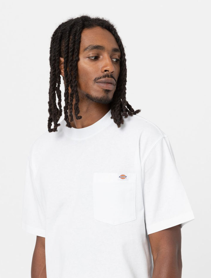 Spatarella T-shirt uomo Luray in cotone bianco dk0a4yfc-whx Prezzo Ridotto