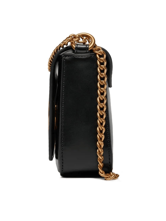 Spatarella Borse donna a tracolla in similpelle nera Promozione Limitata