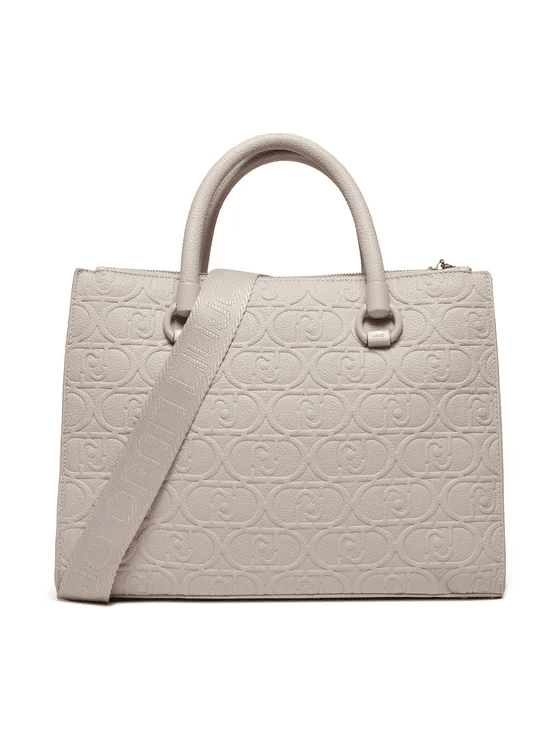 Spatarella Borse donna a mano in similpelle beige Novità