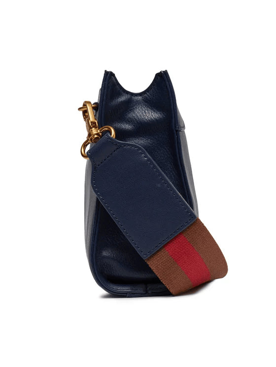 Spatarella Borse donna a tracolla in similpelle blu navy Offerta