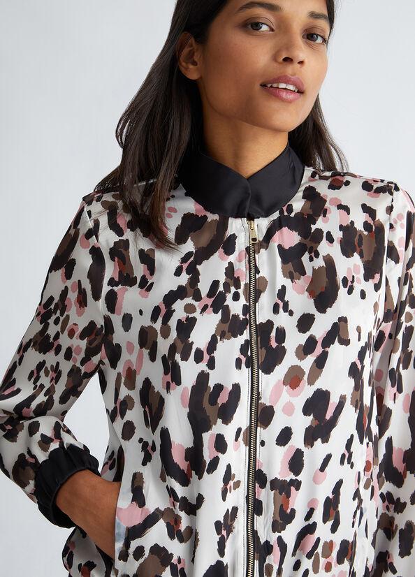 Spatarella Giacche donna in raso animalier Soddisfazione Garantita