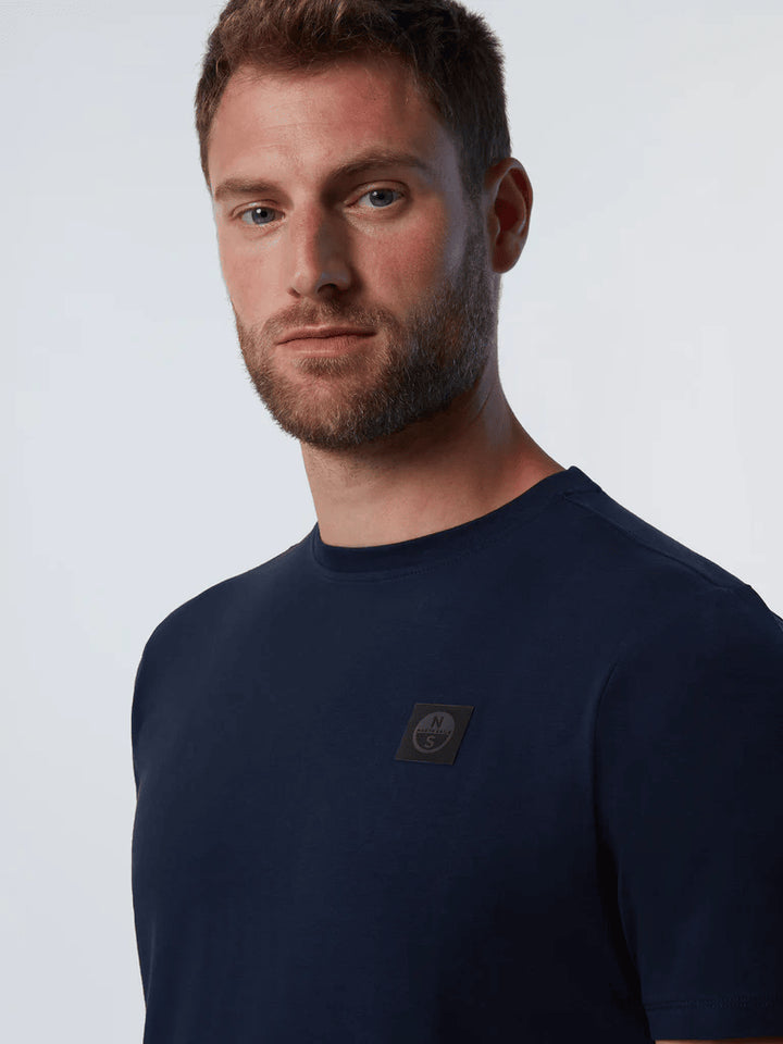 Spatarella T-shirt uomo in cotone blu 692981-0802 I Più Venduti