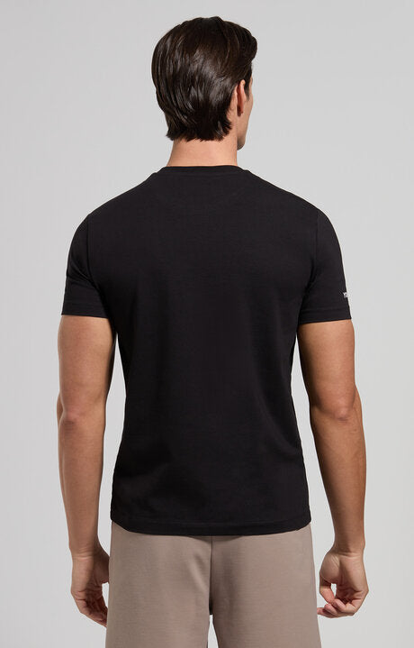 Spatarella T-shirt uomo girocollo in jersey nero bmt0162-8000 Promozione