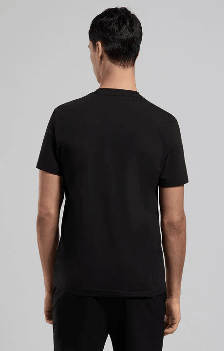 Spatarella T-shirt uomo girocollo in jersey nero bmt0202-8000 Pezzi Unici