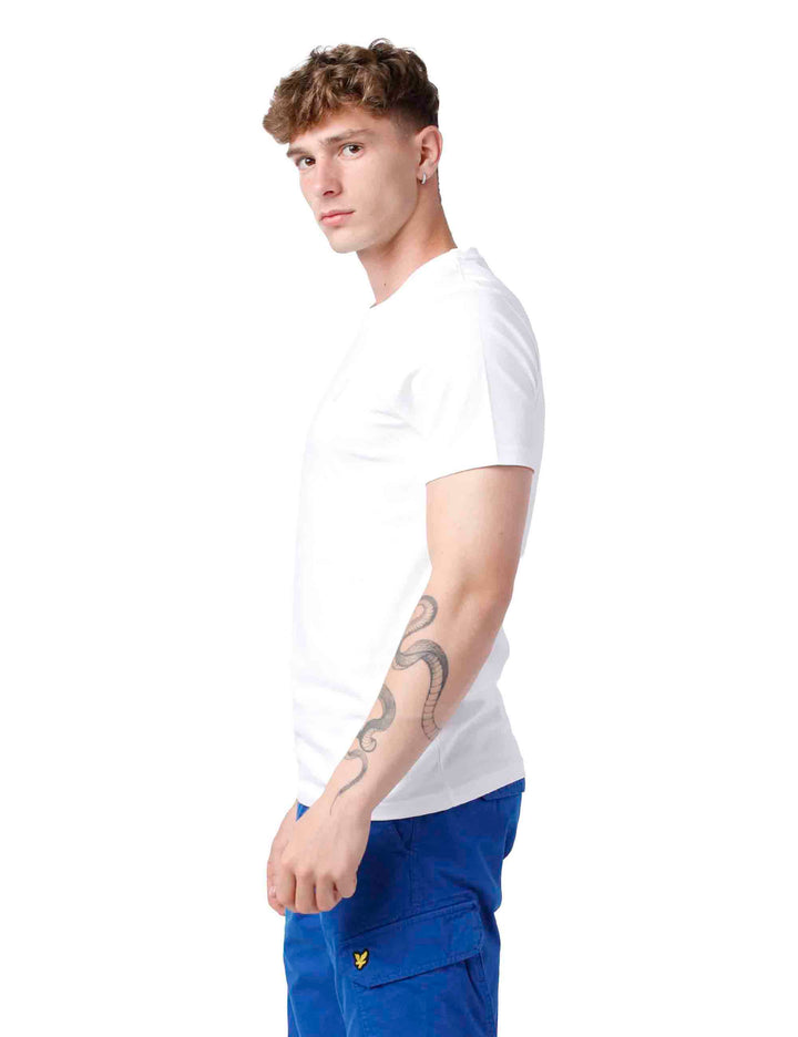 Spatarella T-shirt uomo in cotone bianco Shopping Online