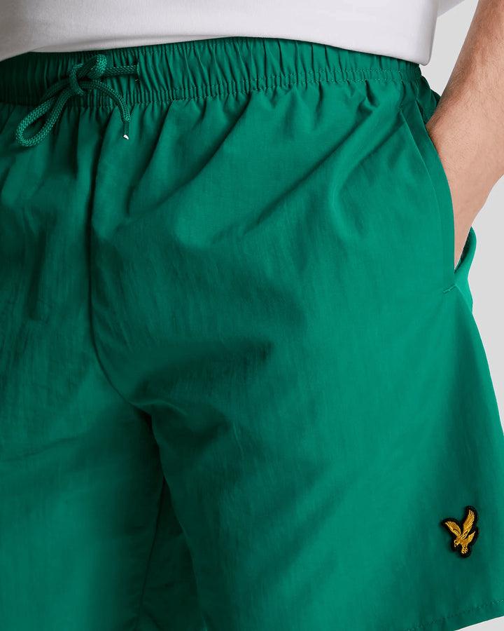 Spatarella Costumi uomo in tessuto verde Presa