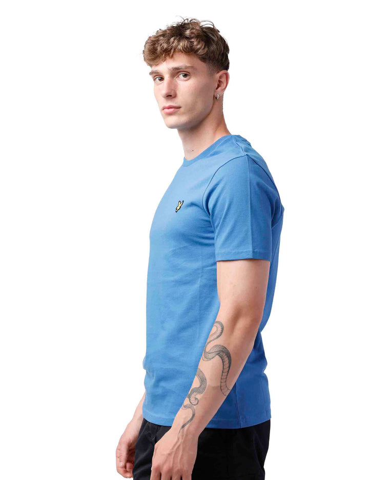 Spatarella T-shirt uomo in cotone blu Offerta