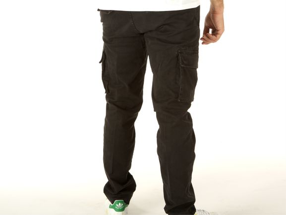 Spatarella Pantaloni uomo in cotone nero In Vendita