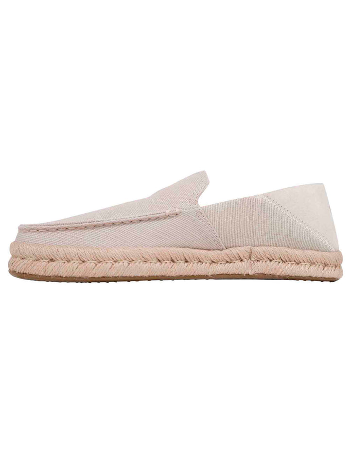 Spatarella Espadrillas uomo in tela beige con suola in corda I Più Venduti