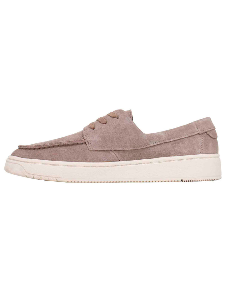 Spatarella Stringate uomo in camoscio taupe con suola in gomma Negozio