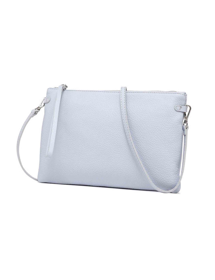 Spatarella Borse donna pochette Hermy in pelle acqua con manico a bracciale e tracolla in pelle Shopping Online