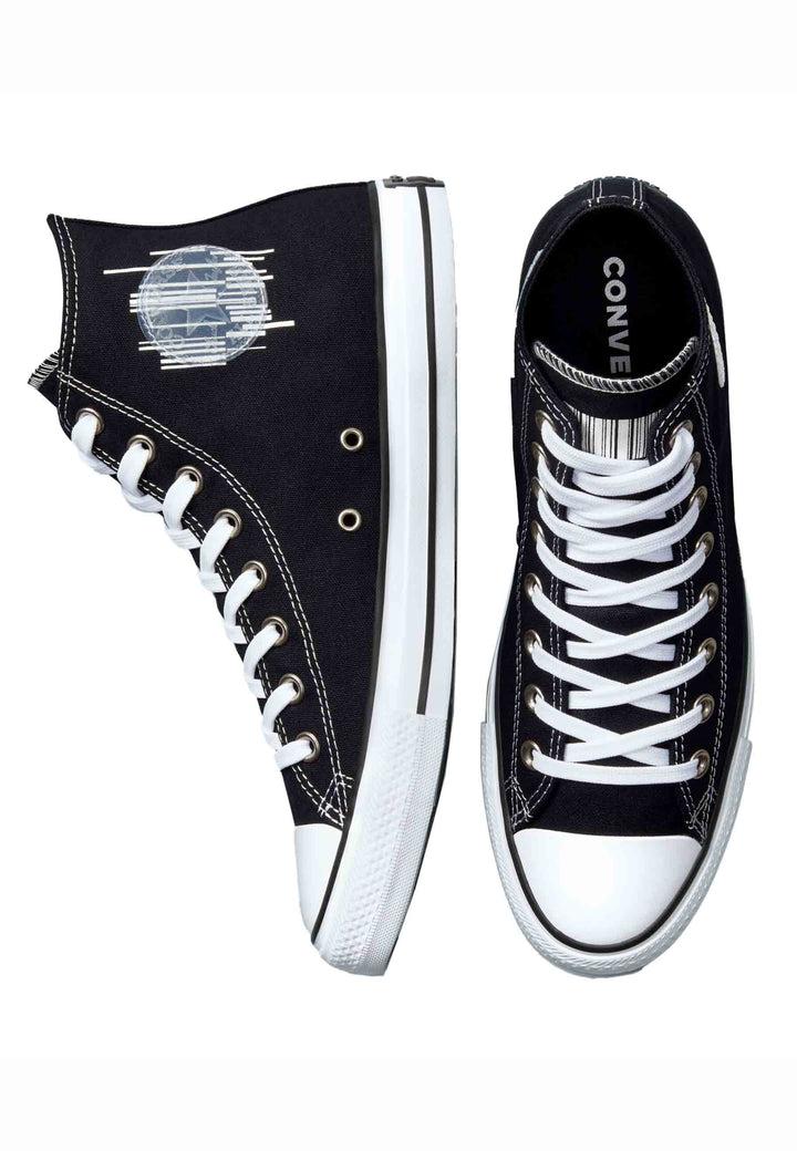 Spatarella Sneakers da donna Chuck Taylor Translucent Barcode in tela nera Novità