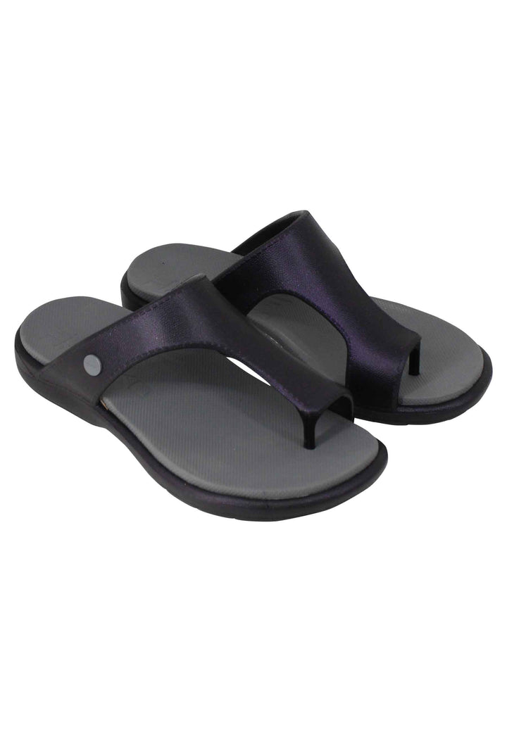 Spatarella Sandali infradito donna in gomma nera Vendite Flash