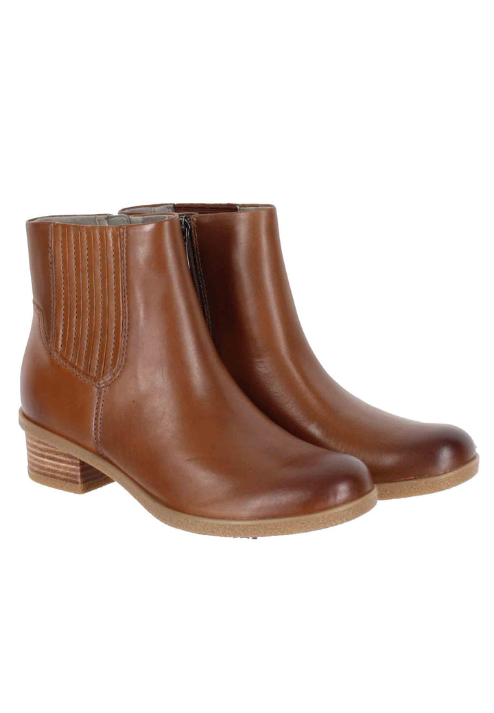 Spatarella Stivaletti donna whaterproff in pelle cuoio con suola in gomma Negozio
