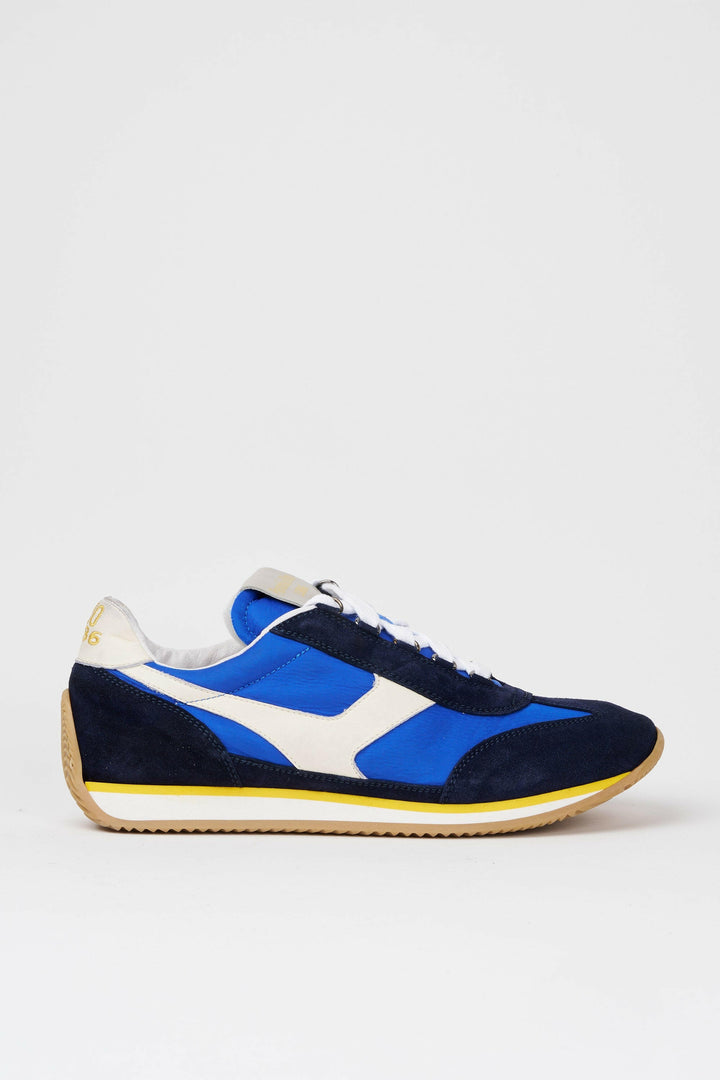 Spatarella Sneakers uomo Trainer '74 in camoscio blu e tessuto 003 Nuovo
