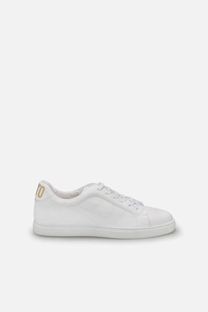 Spatarella Sneakers uomo N.100 in pelle bianca Pezzi Unici
