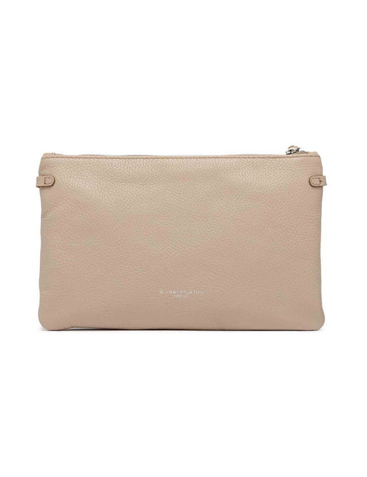Spatarella Borse donna pochette Hermy in pelle phard con manico a bracciale e tracolla in pelle Novità