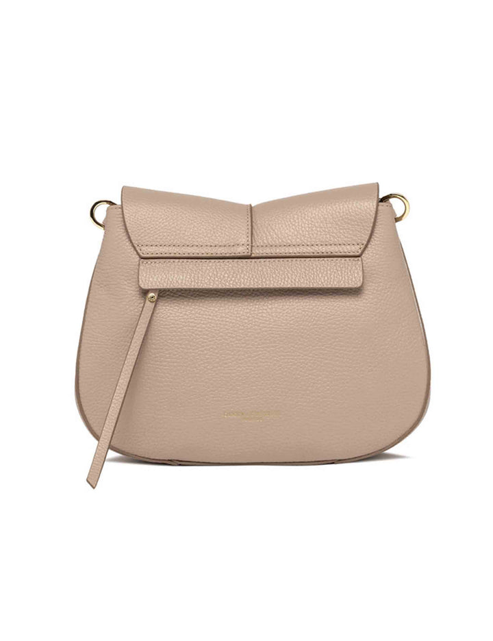 Spatarella Borse a spalla donna Helena Round in pelle phard con doppia tracolla Saldi