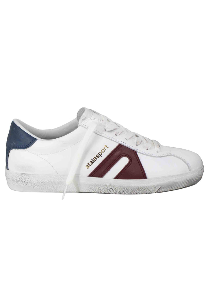 Spatarella Sneakers uomo in pelle bianca Vendita Economica