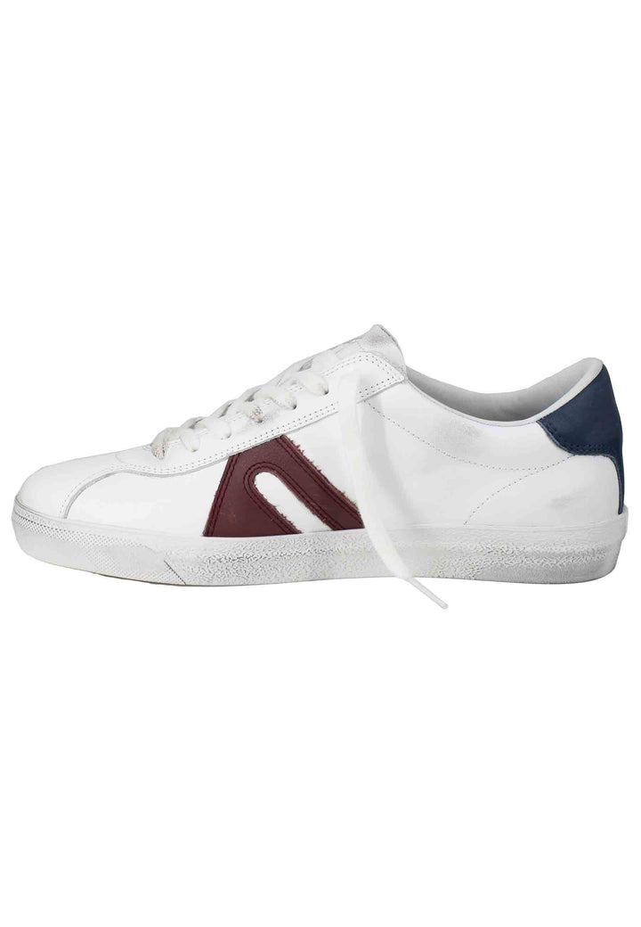 Spatarella Sneakers uomo in pelle bianca Vendita Economica