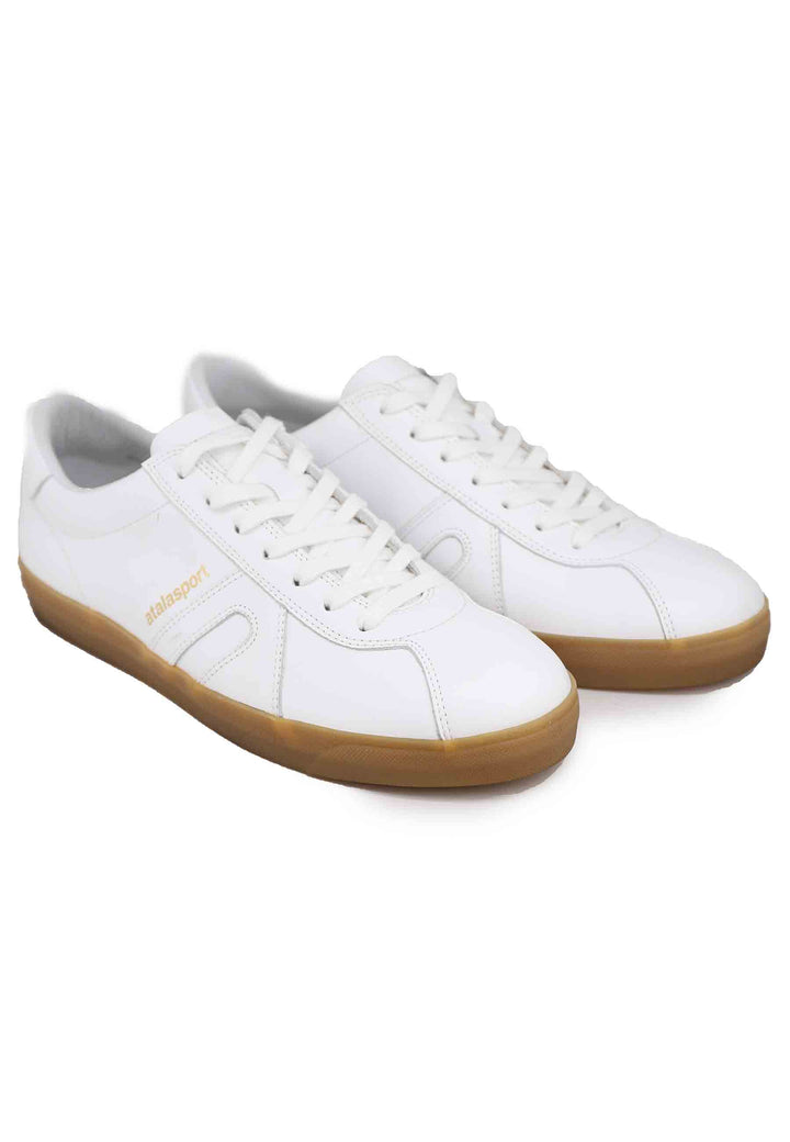 Spatarella Sneakers uomo in pelle bianca Vendite Flash