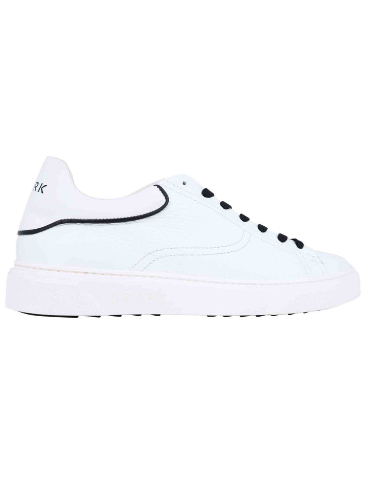 Spatarella Sneakers uomo in pelle bianca Nuova