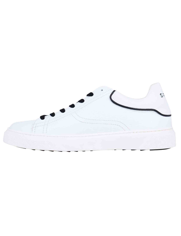 Spatarella Sneakers uomo in pelle bianca Nuova