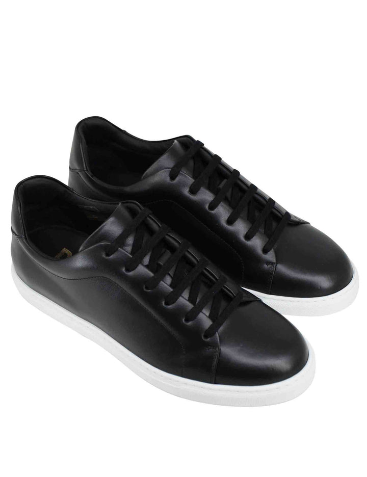 Spatarella Sneakers uomo Foro italico in pelle nera 2025