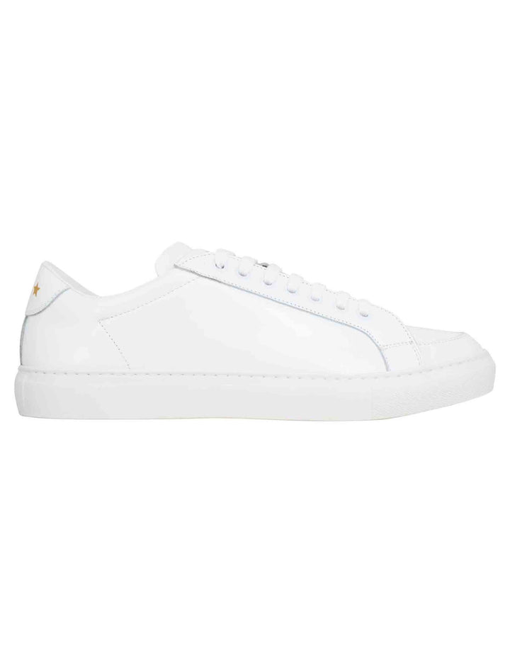 Spatarella Sneakers uomo Top spin in pelle bianca Italia