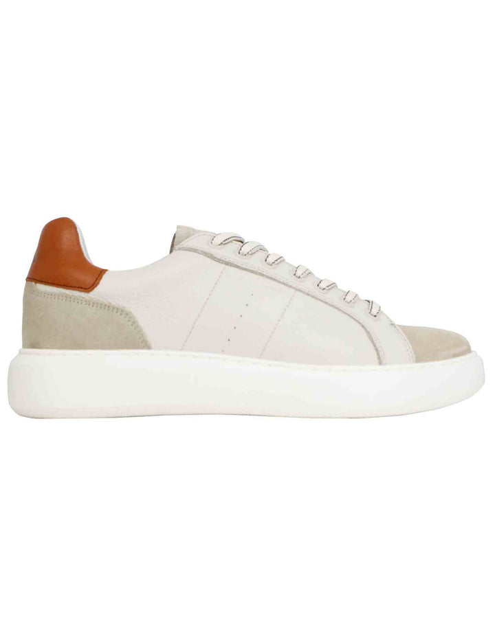 Spatarella Sneakers uomo Eclipse in pelle beige Nuovo