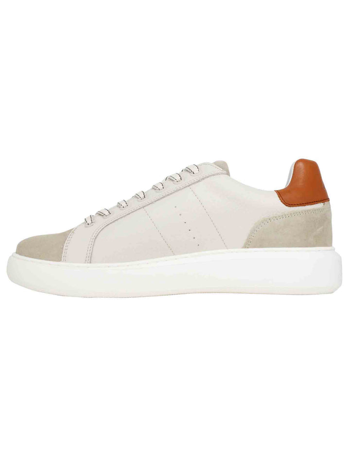 Spatarella Sneakers uomo Eclipse in pelle beige Nuovo