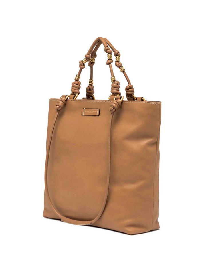 Spatarella Shopping bag donna Camilla in pelle cuoio con doppi manici Spedizione Gratuita