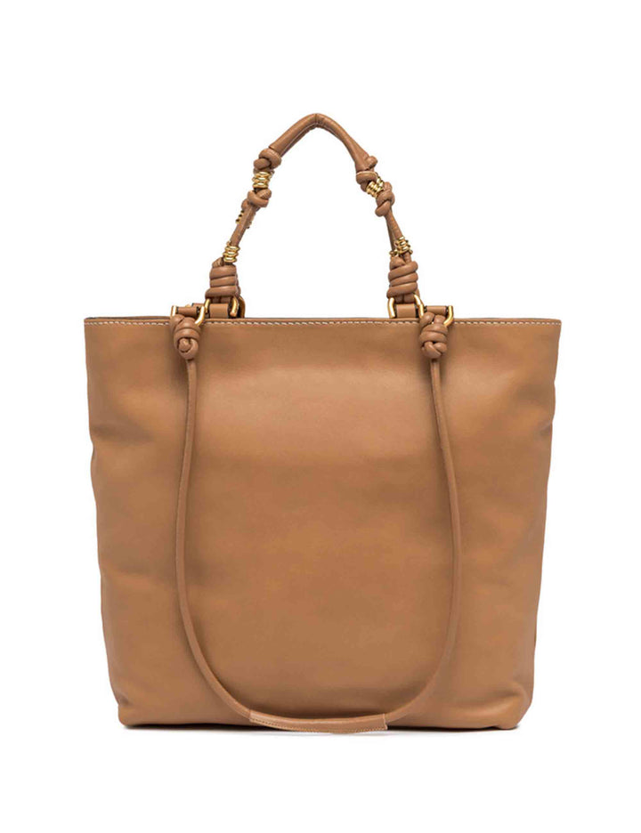 Spatarella Shopping bag donna Camilla in pelle cuoio con doppi manici Spedizione Gratuita