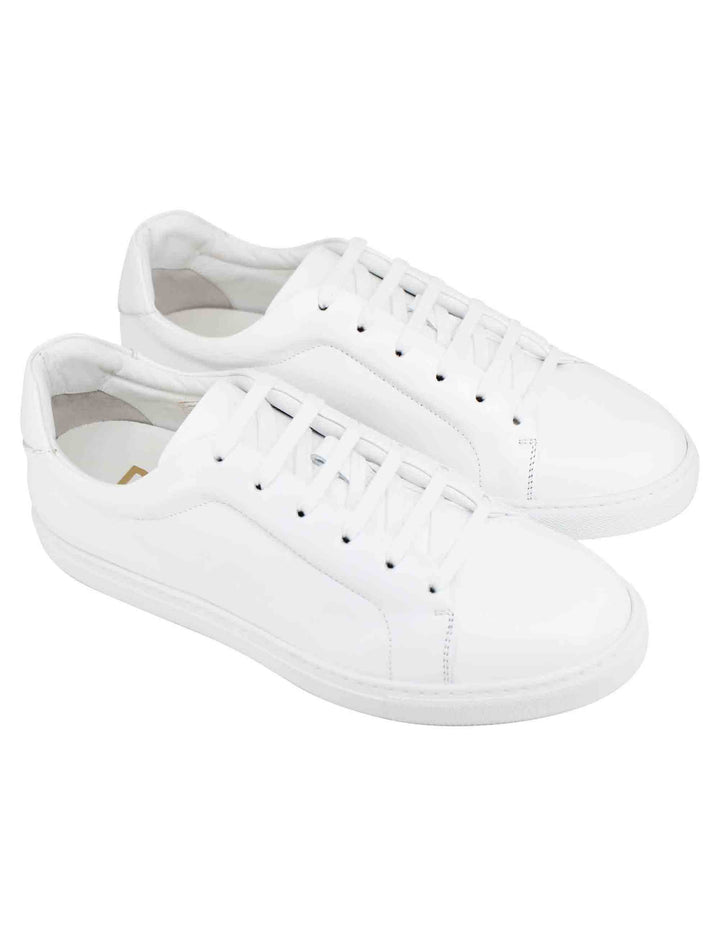 Spatarella Sneakers uomo Foro italico in pelle bianca Outlet