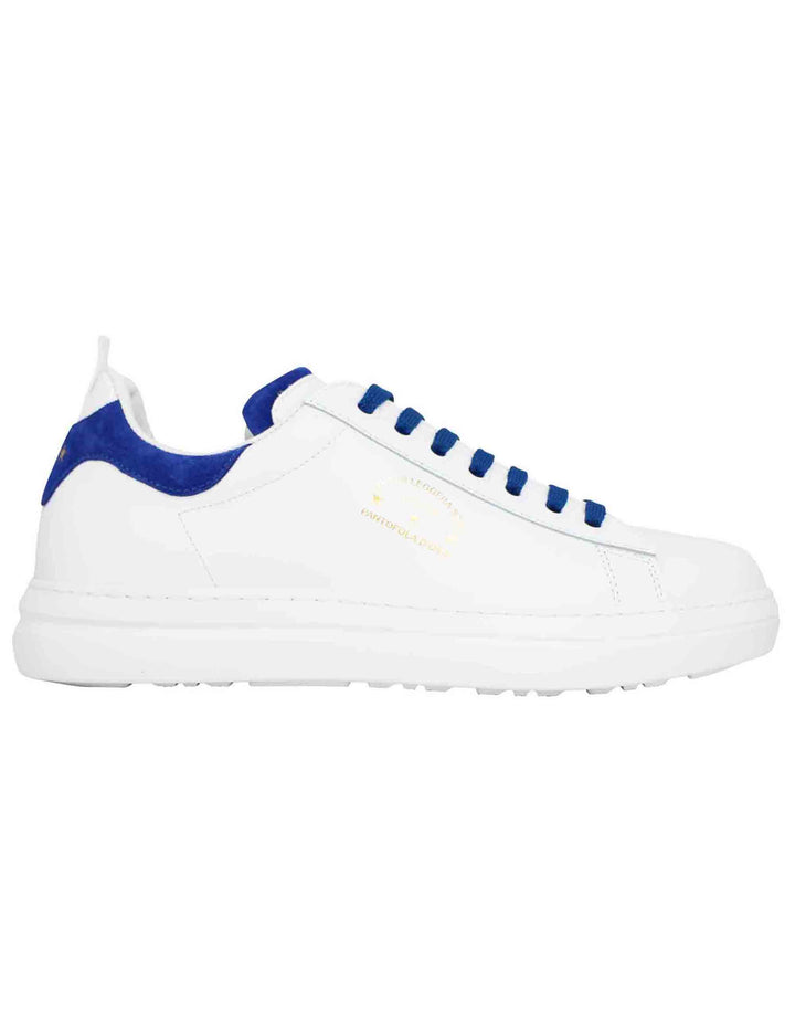 Spatarella Sneakers uomo Court classic in pelle bianca Vendita Calda