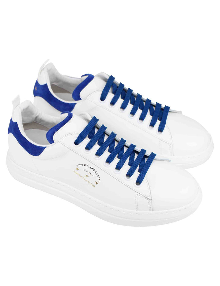 Spatarella Sneakers uomo Court classic in pelle bianca Vendita Calda