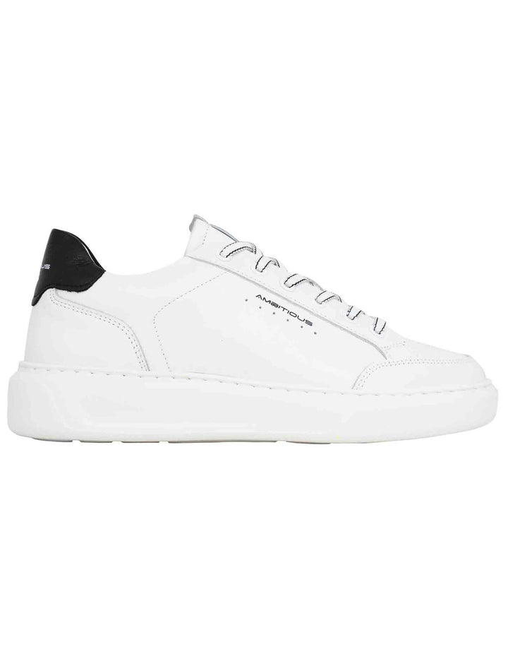 Spatarella Sneakers uomo Kit in pelle bianca Vendita Calda
