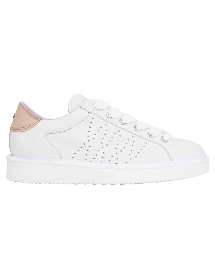 Spatarella Sneakers donna in pelle bianca Vendita Economica
