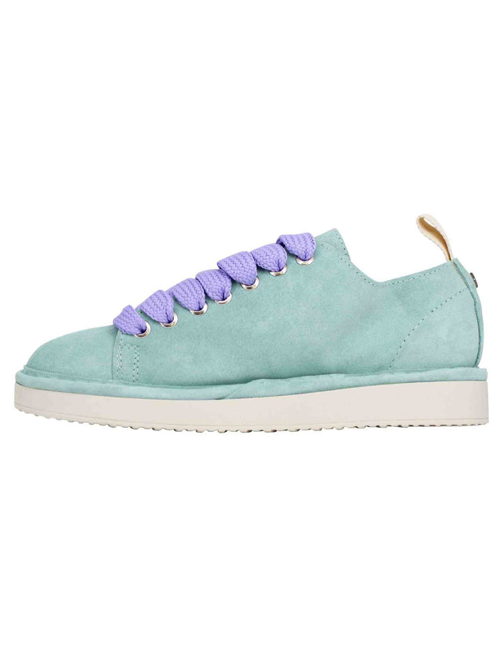 Spatarella Sneakers donna in camoscio celeste Vendite Flash