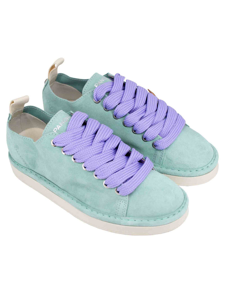Spatarella Sneakers donna in camoscio celeste Vendite Flash