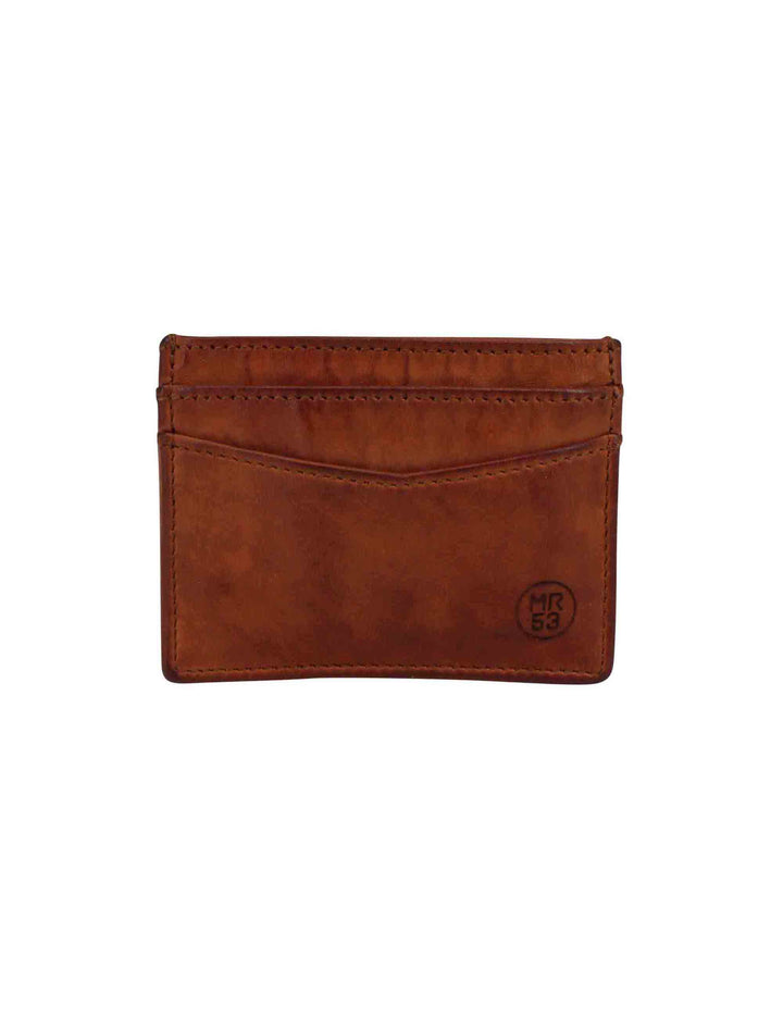 Spatarella Portacarte uomo in pelle vintage cuoio Vendita