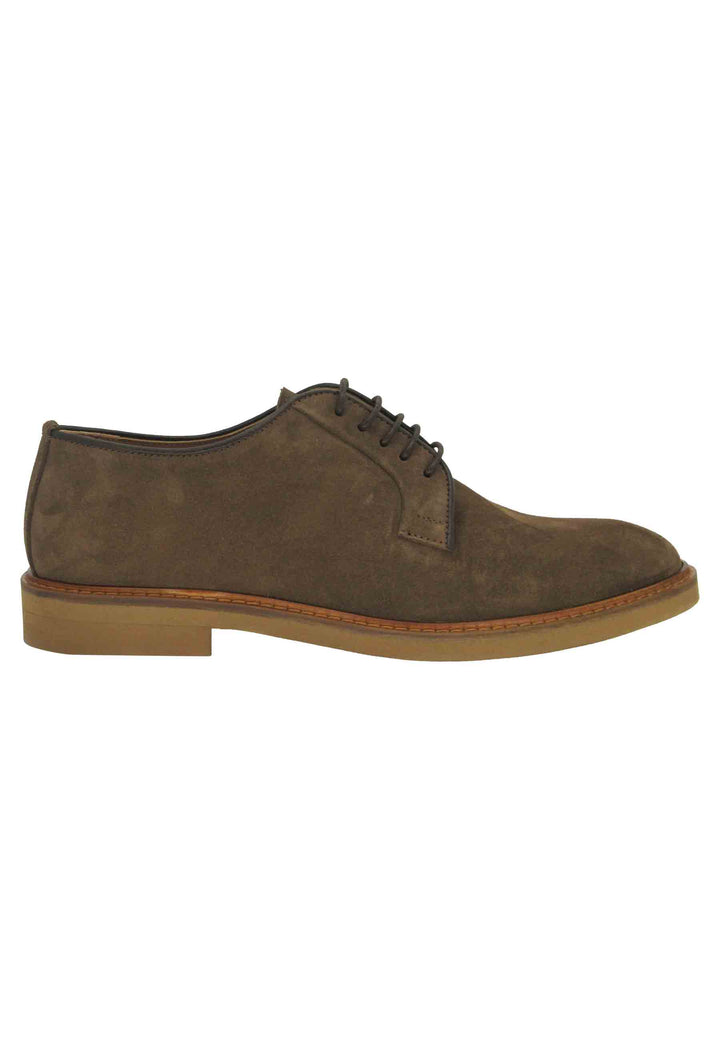 Spatarella Stringate uomo in camoscio cuoio con suola in gomma ultra light Offerta natalizia