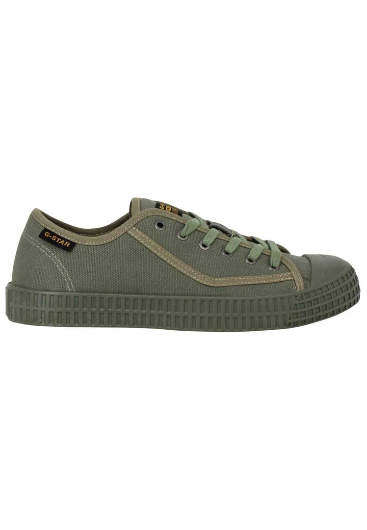 Spatarella Sneakers uomo Rovulc II in canvas verde Consegna Veloce