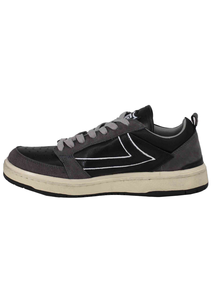 Spatarella Sneakers uomo Starlight Bicolor in pelle nera Nuovo